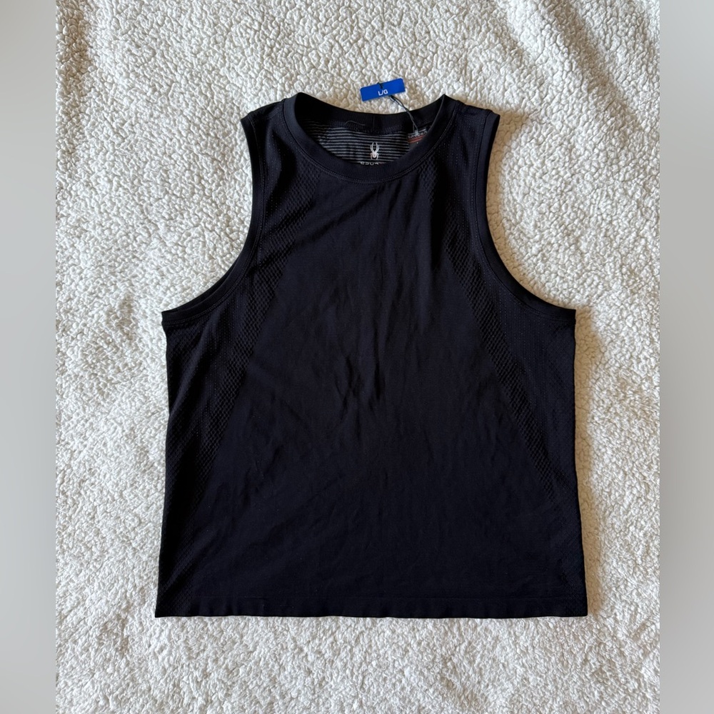 Spyder Women's Active Tank Top Black Size Large New with Tags